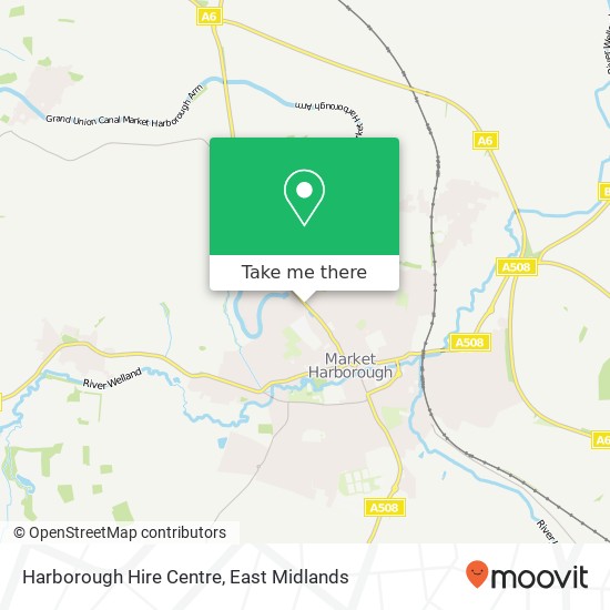 Harborough Hire Centre map