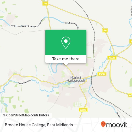 Brooke House College map