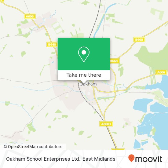 Oakham School Enterprises Ltd. map