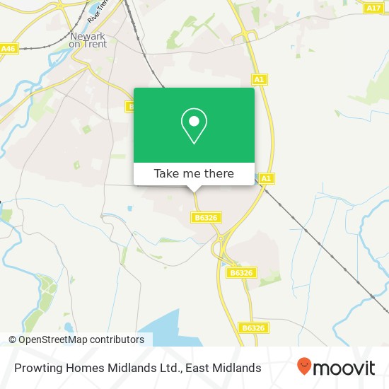 Prowting Homes Midlands Ltd. map