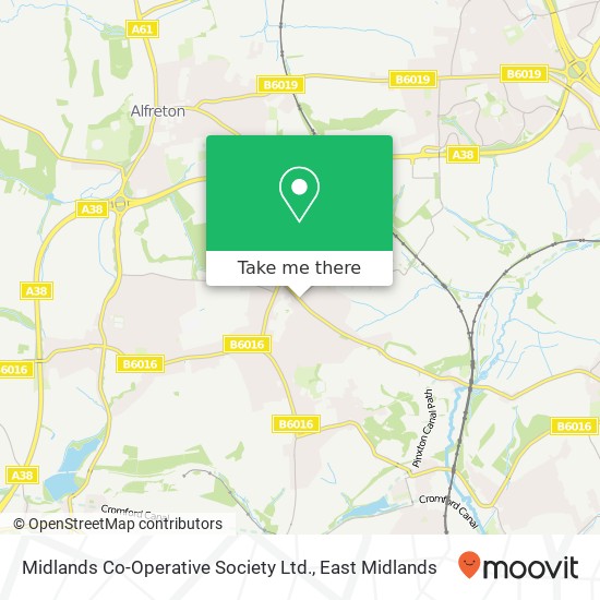 Midlands Co-Operative Society Ltd. map