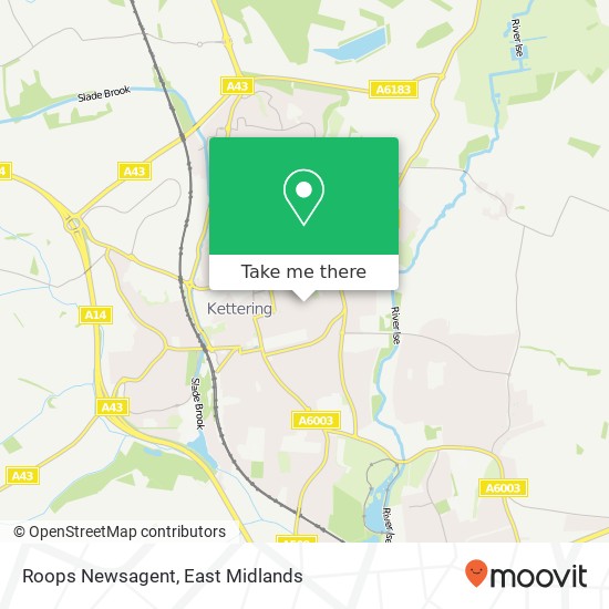 Roops Newsagent map