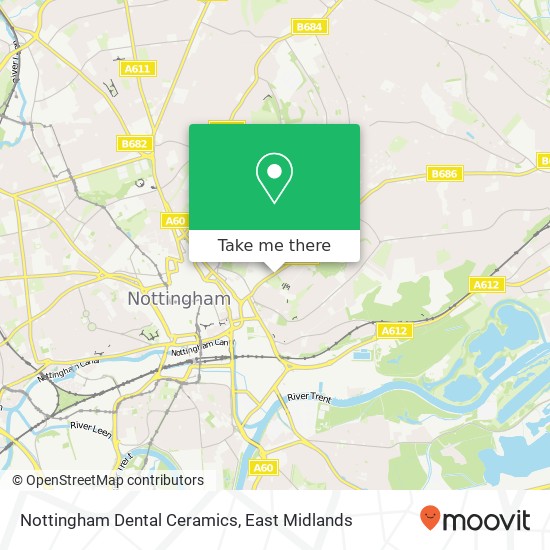 Nottingham Dental Ceramics map