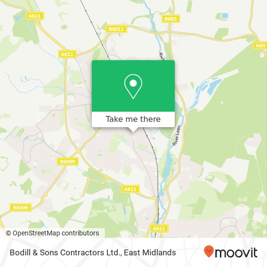 Bodill & Sons Contractors Ltd. map