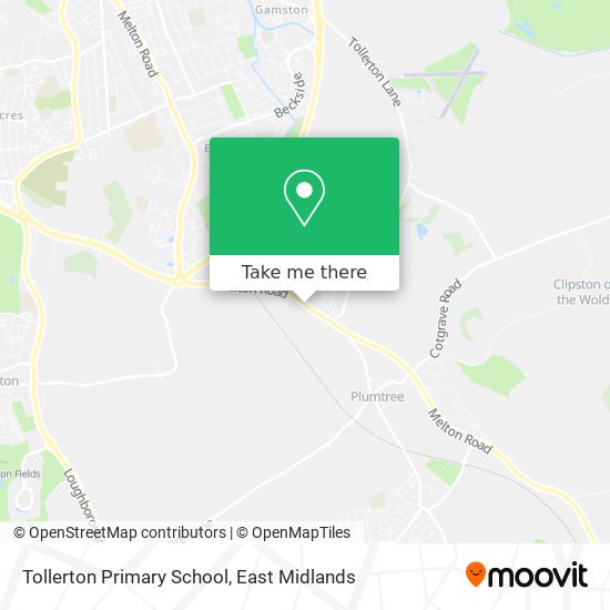 Tollerton Primary School map