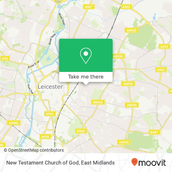 New Testament Church of God map