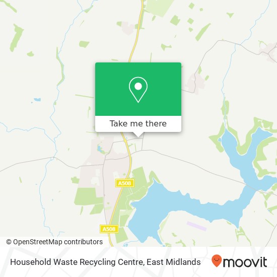 Household Waste Recycling Centre map