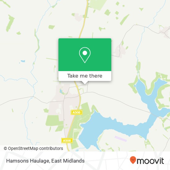 Hamsons Haulage map