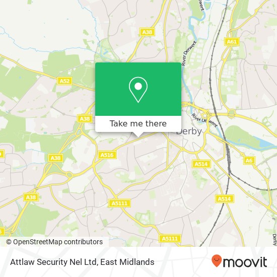 Attlaw Security Nel Ltd map
