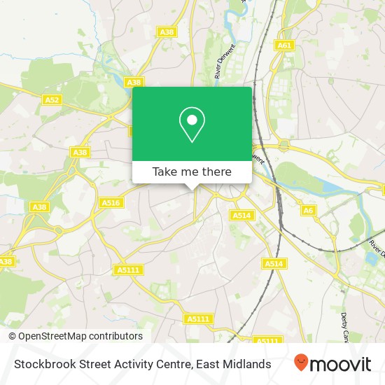 Stockbrook Street Activity Centre map