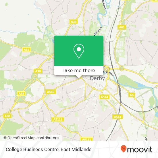 College Business Centre map