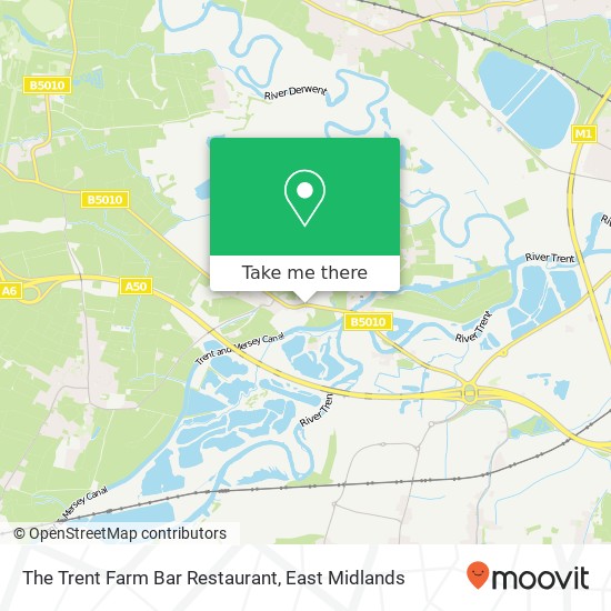 The Trent Farm Bar Restaurant map