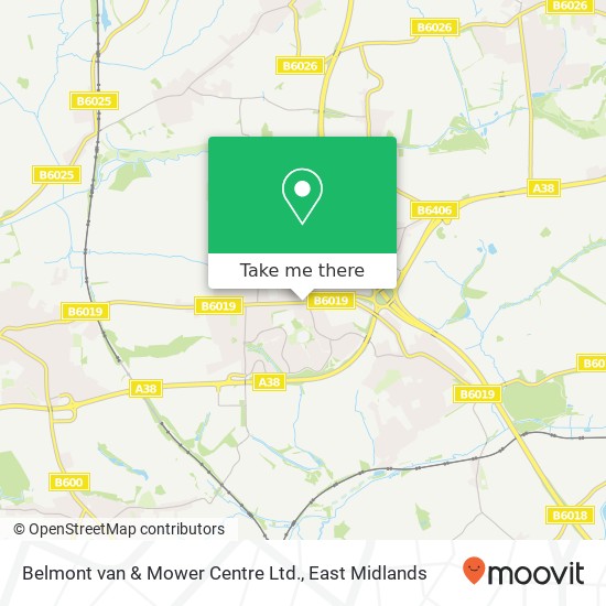 Belmont van & Mower Centre Ltd. map