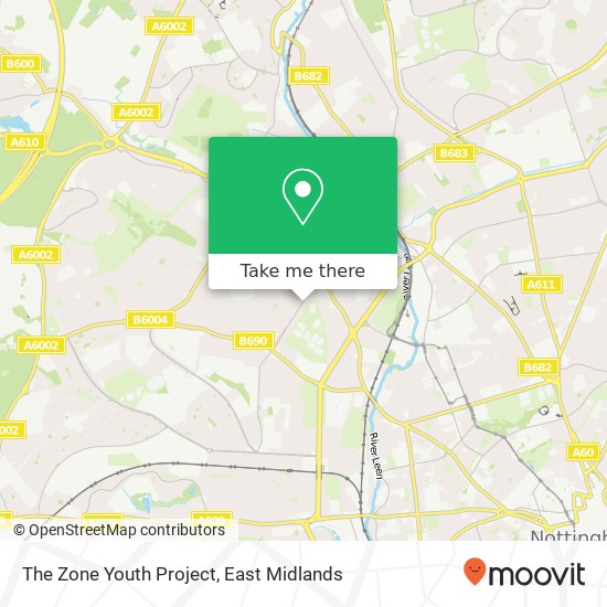 The Zone Youth Project map