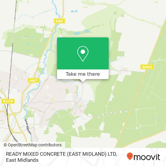 READY MIXED CONCRETE (EAST MIDLAND) LTD map
