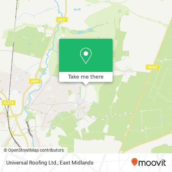 Universal Roofing Ltd. map