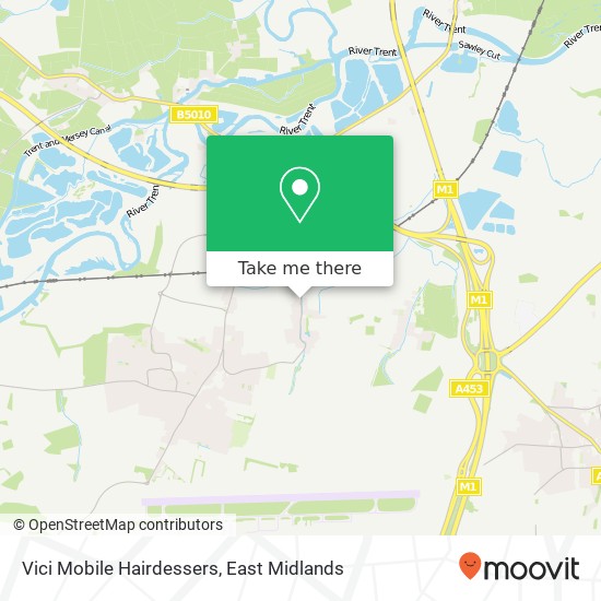 Vici Mobile Hairdessers map