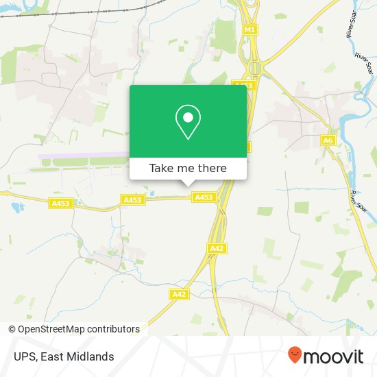 UPS map