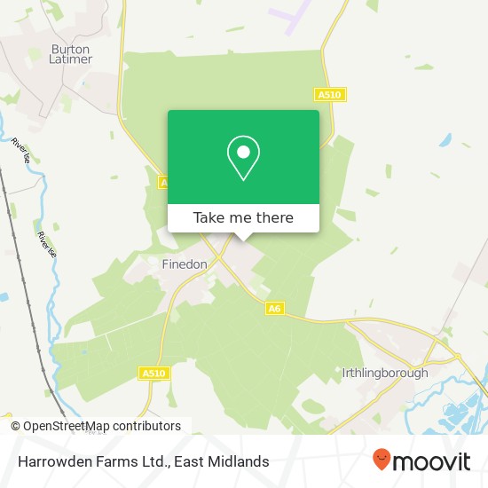 Harrowden Farms Ltd. map