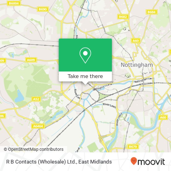 R B Contacts (Wholesale) Ltd. map