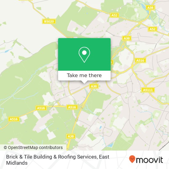 Brick & Tile Building & Roofing Services map