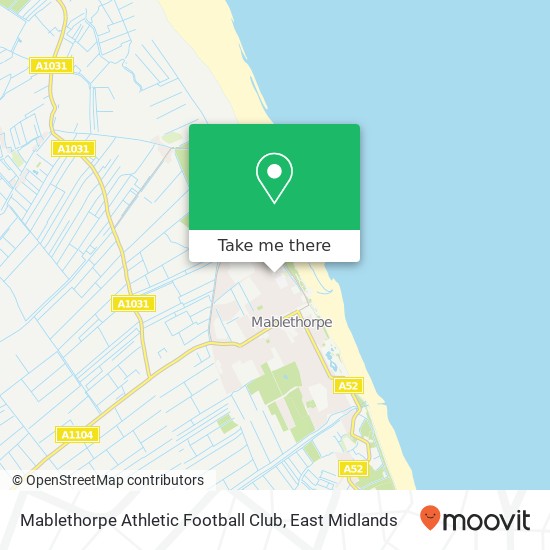 Mablethorpe Athletic Football Club map