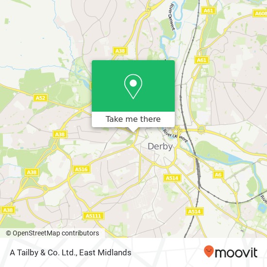 A Tailby & Co. Ltd. map