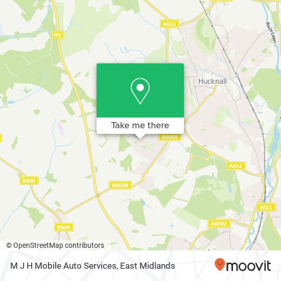 M J H Mobile Auto Services map