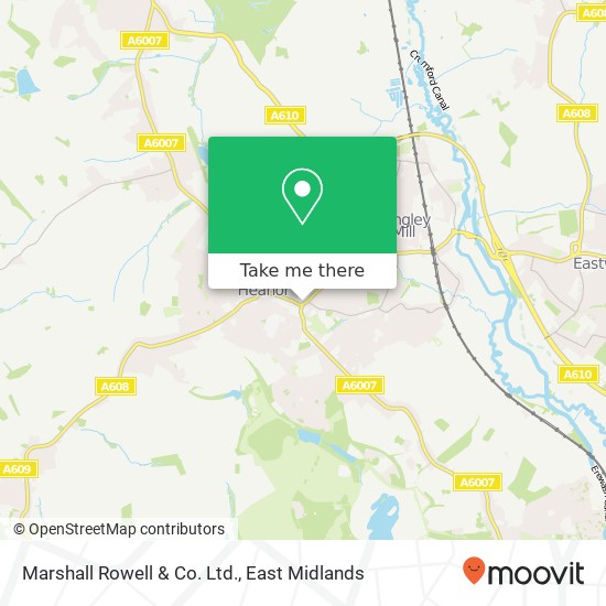 Marshall Rowell & Co. Ltd. map
