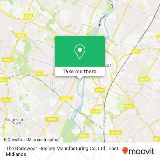 The Bedewear Hosiery Manufacturing Co. Ltd. map