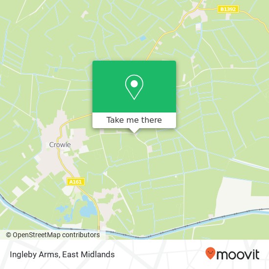 Ingleby Arms map