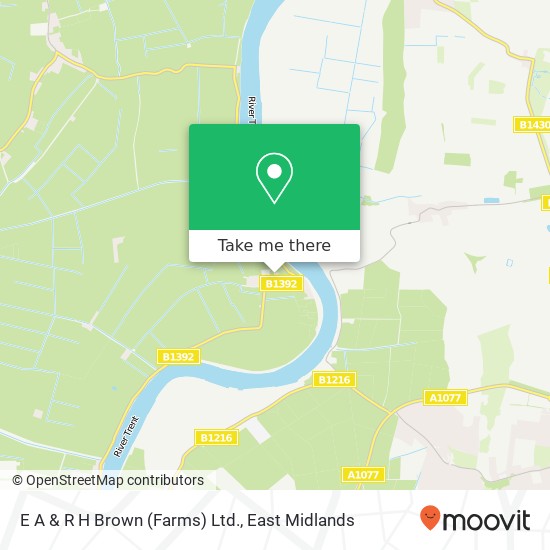 E A & R H Brown (Farms) Ltd. map
