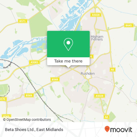 Beta Shoes Ltd. map