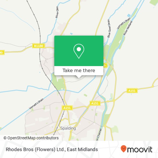 Rhodes Bros (Flowers) Ltd. map