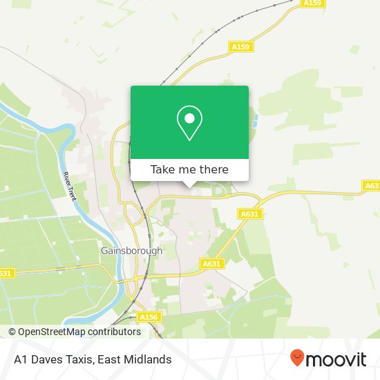 A1 Daves Taxis map