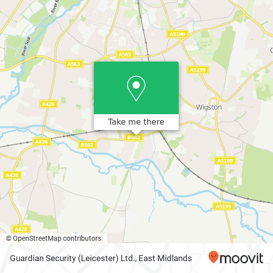 Guardian Security (Leicester) Ltd. map