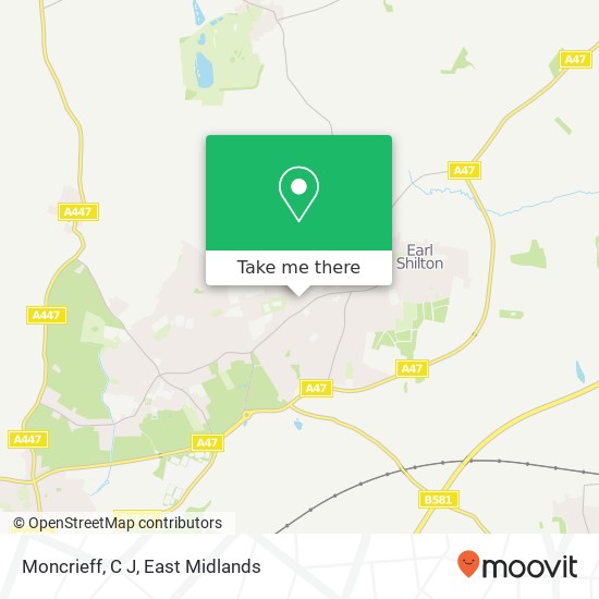 Moncrieff, C J map