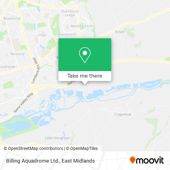 Billing Aquadrome Ltd. map