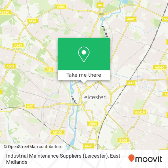 Industrial Maintenance Suppliers (Leicester) map