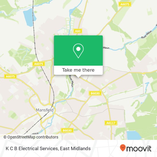 K C B Electrical Services map