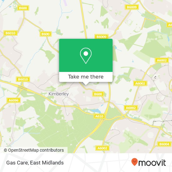 Gas Care map