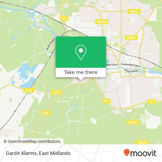 Gardit Alarms map