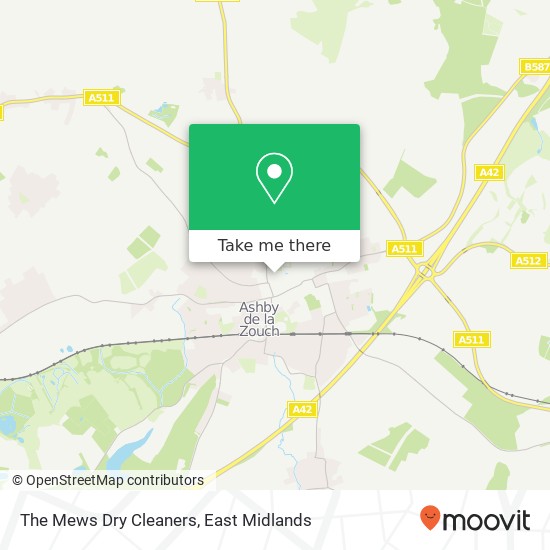 The Mews Dry Cleaners map