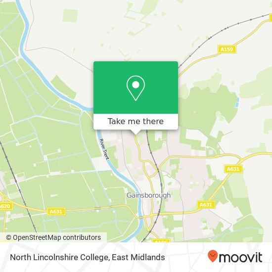 North Lincolnshire College map