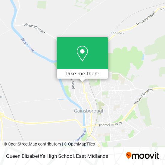 Queen Elizabeth's High School map