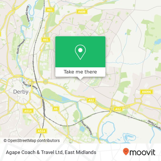 Agape Coach & Travel Ltd map