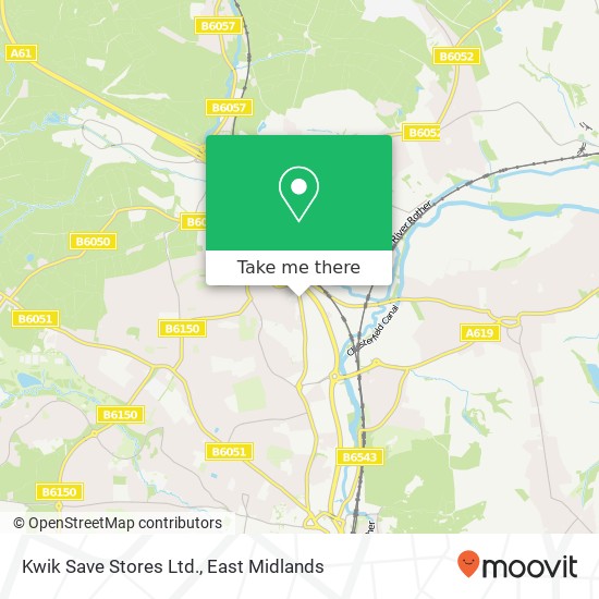 Kwik Save Stores Ltd. map
