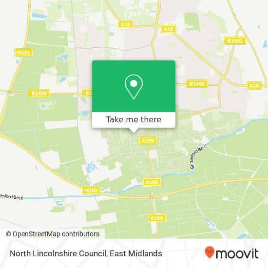 North Lincolnshire Council map