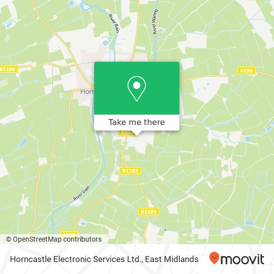 Horncastle Electronic Services Ltd. map