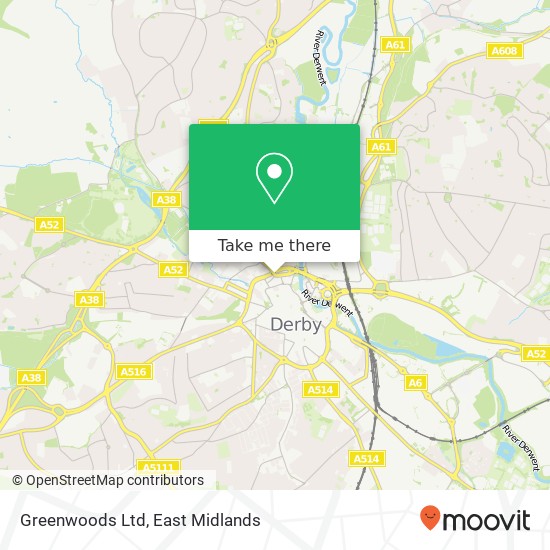 Greenwoods Ltd map